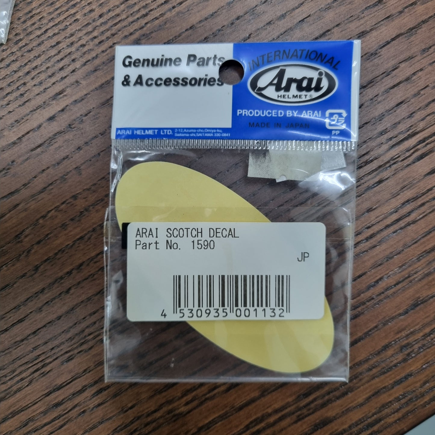 Arai Scotch Decal (1590)