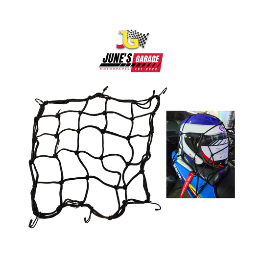 Motorcycle helmet net
