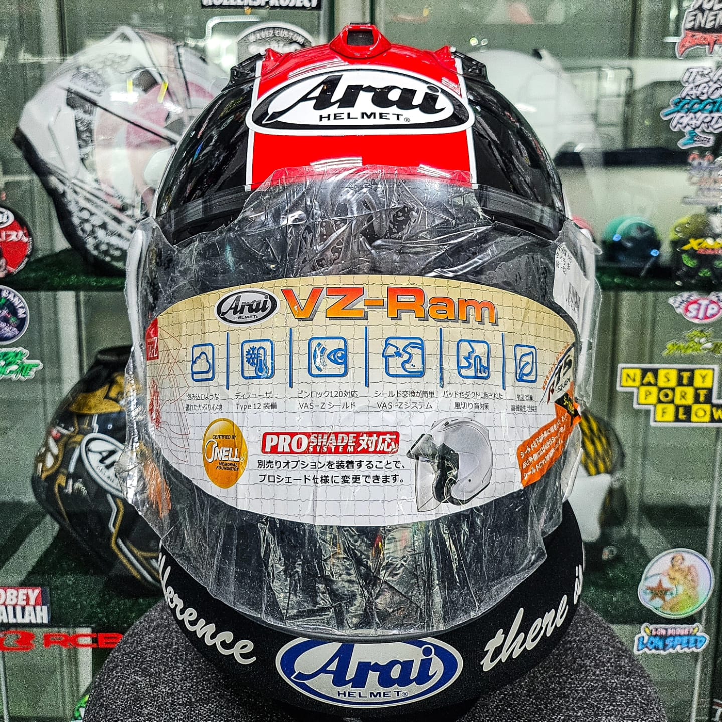 Arai Vz Ram Taira Red (Signature Series)