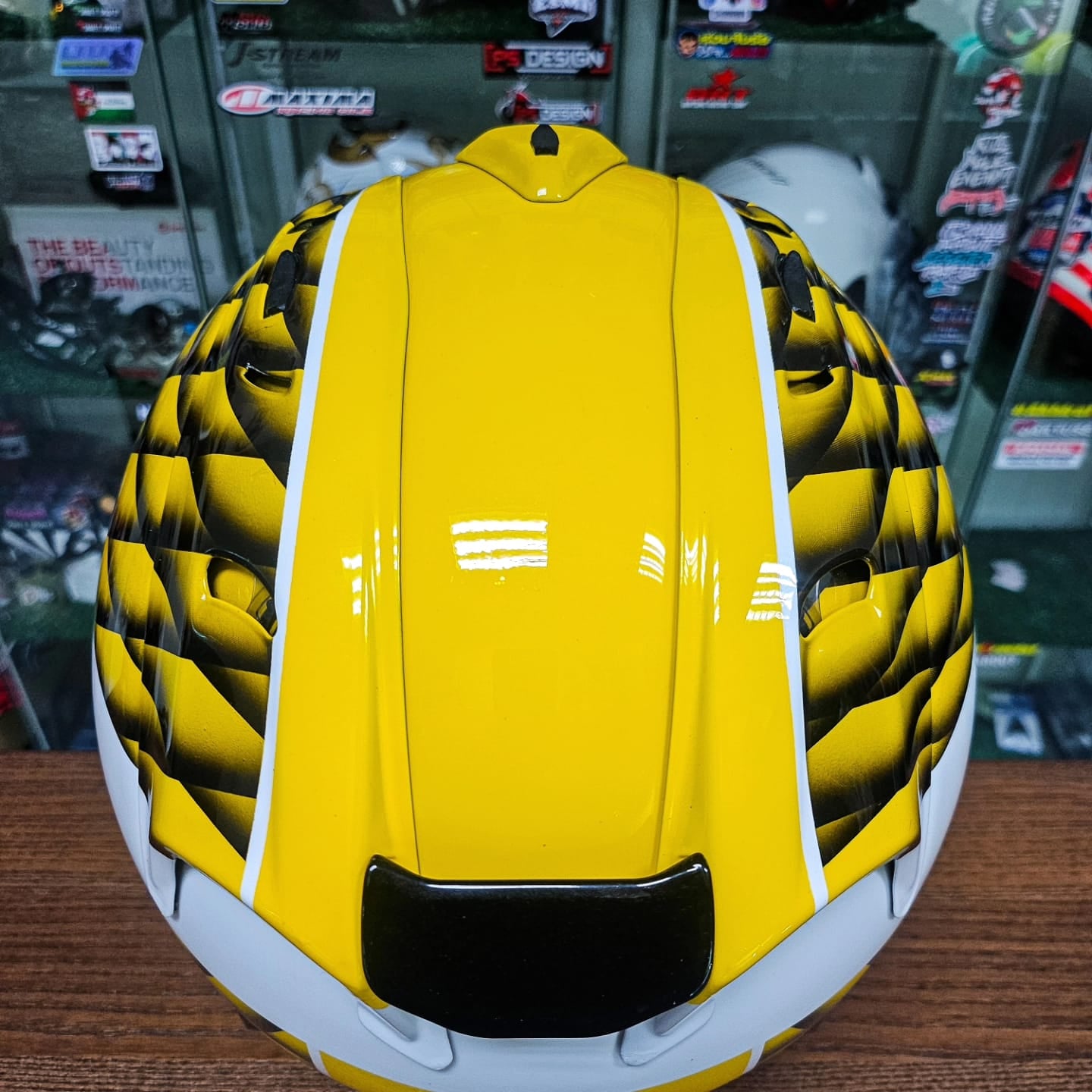 Arai Ram 4 Taira Racing Yellow