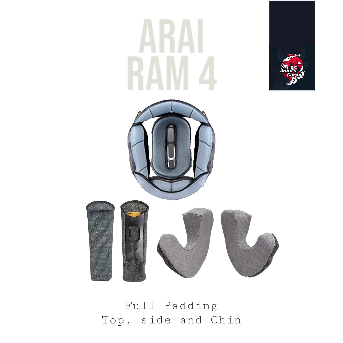 ARAI Ram 4 padding (Full set)