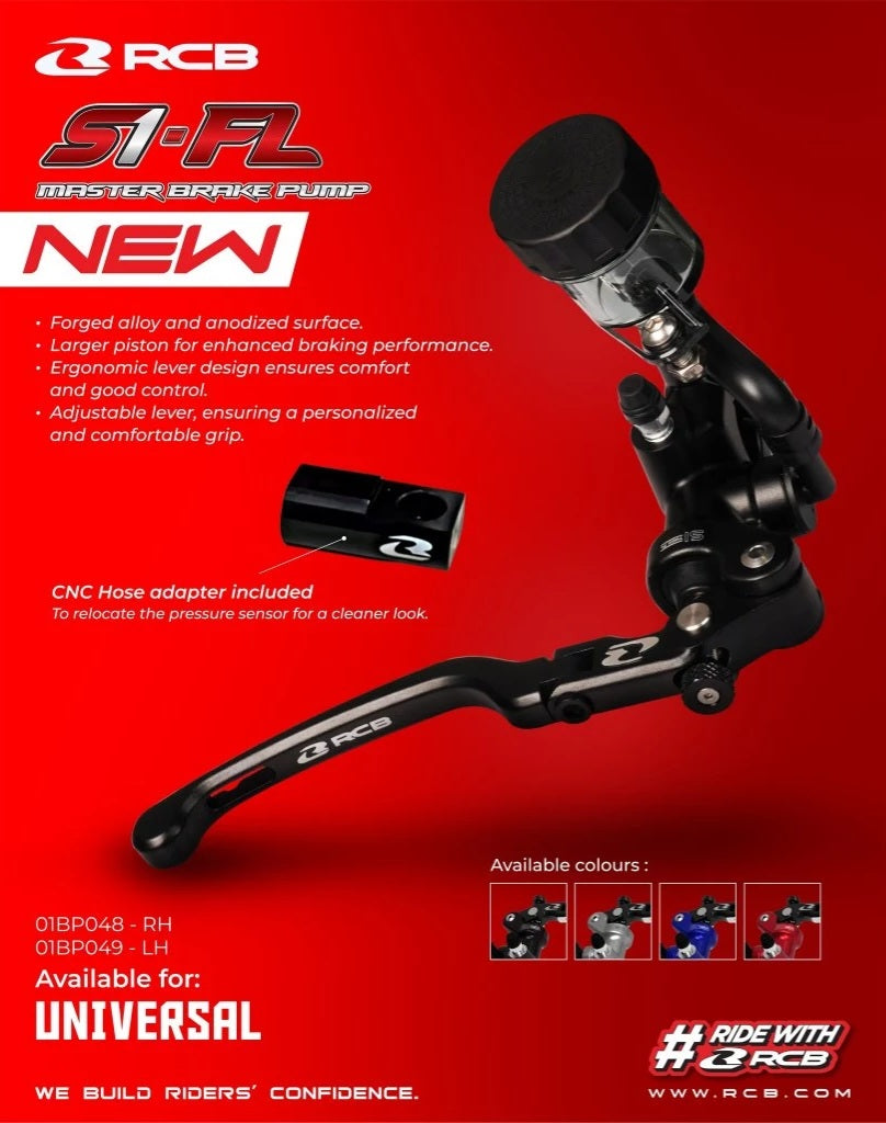 RCB S1-FL (FaceLift) Master Brake Pump Right Side